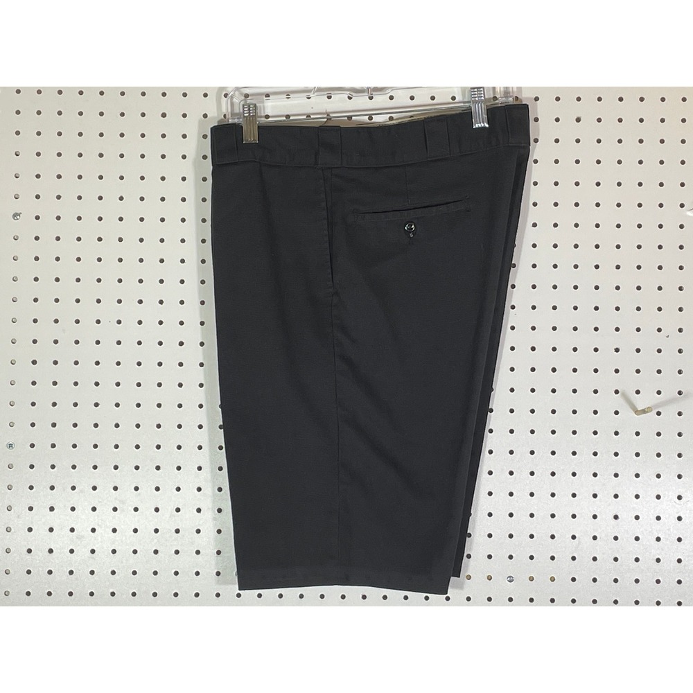 Dickies 874 Original Fit Flex Mens Black Work Shorts 36x30 Cut to 11in Inseam